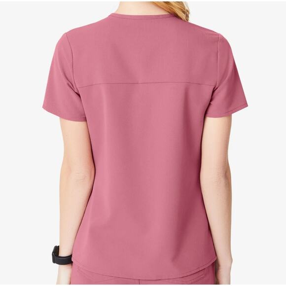 FIGS Scrubs Limited Edition Arura Crew Scrub Top in Mauve - Small - Picture 4 of 8